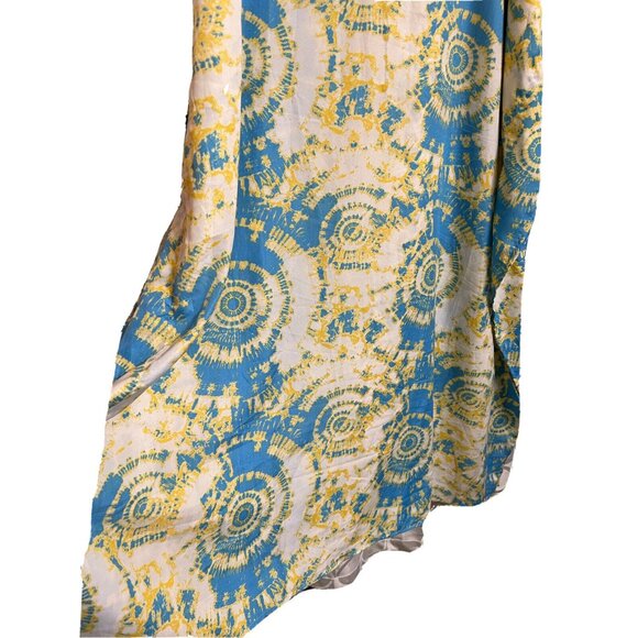 Gypsieblu Caftan Kaftan Maxi Long Boho  Dress -One Size  Kimono Slvs  V-Neck NWT - Picture 8 of 10